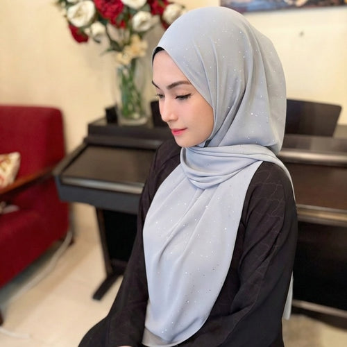 Adaara Glitter Ash Blue