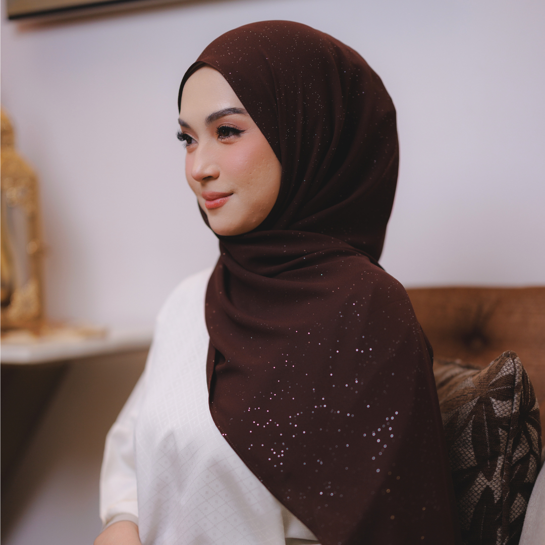 Adaara Glitter Rich Brown