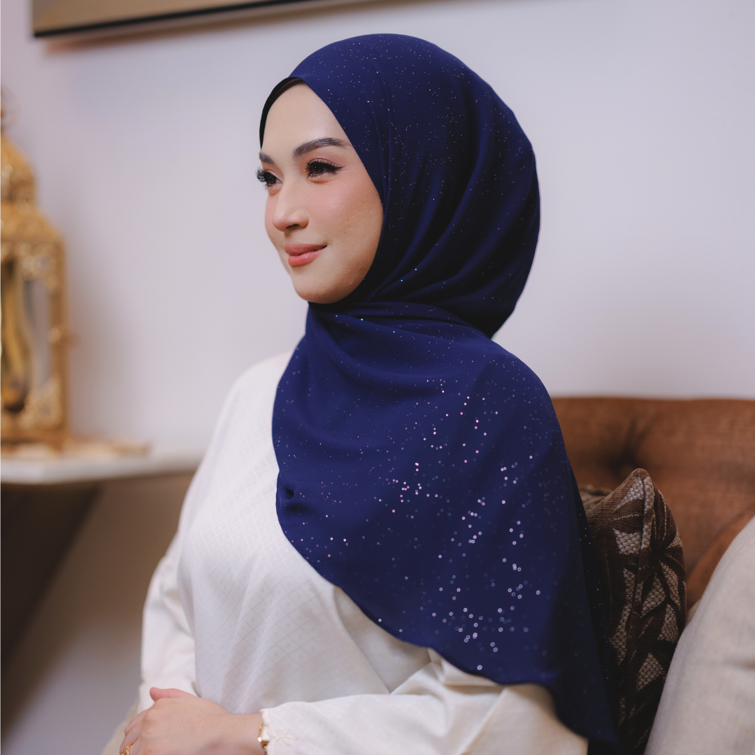 Adaara Glitter Navy Blue