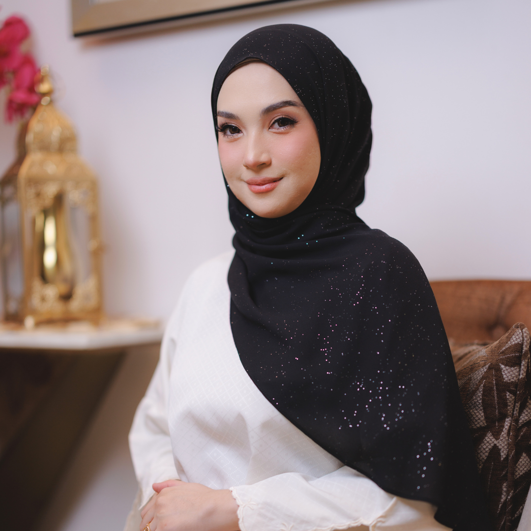 Adaara Glitter Black