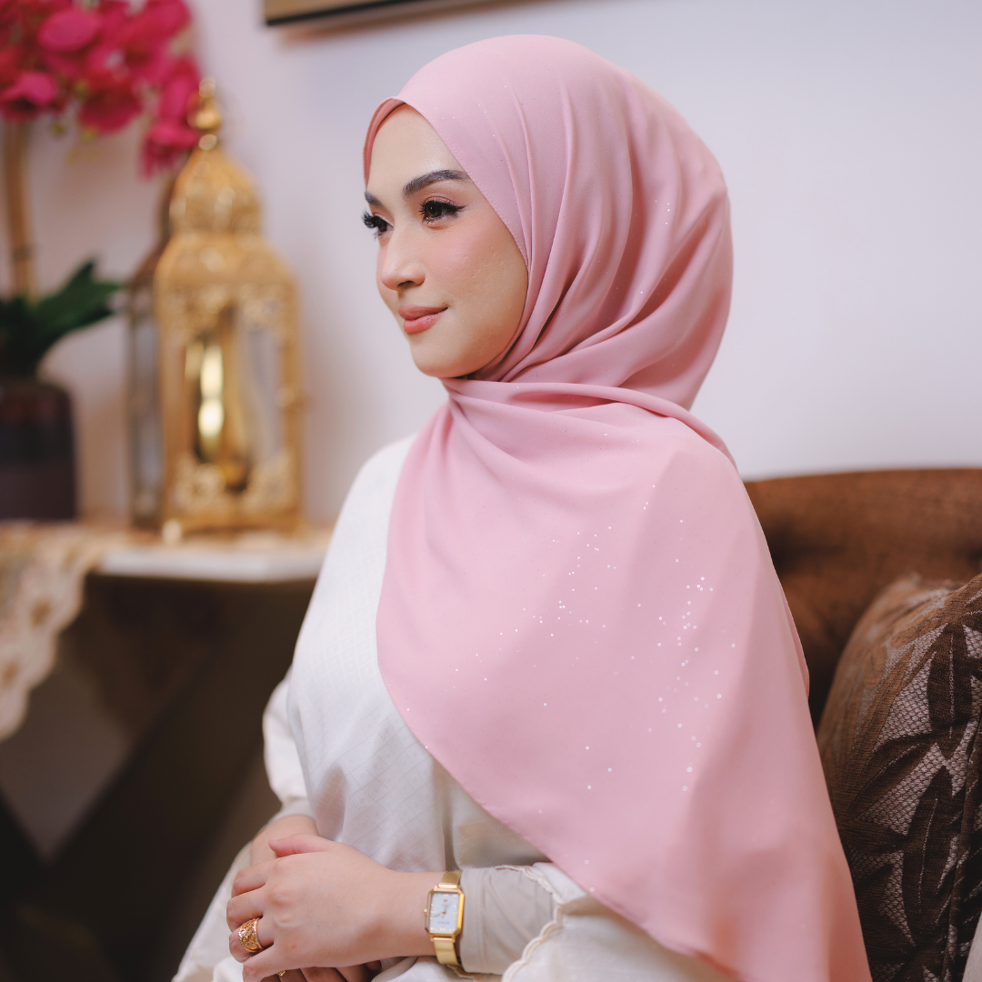 Adaara Glitter Blush Pink