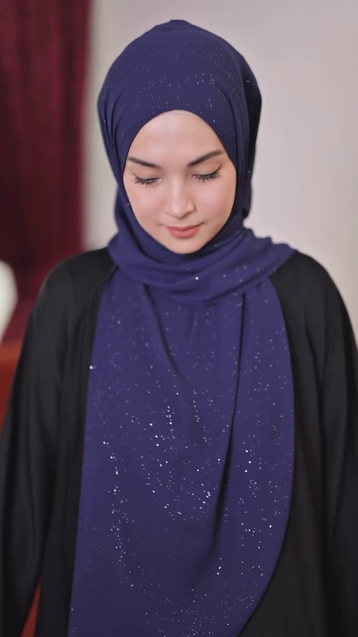 Adaara Glitter Navy Blue